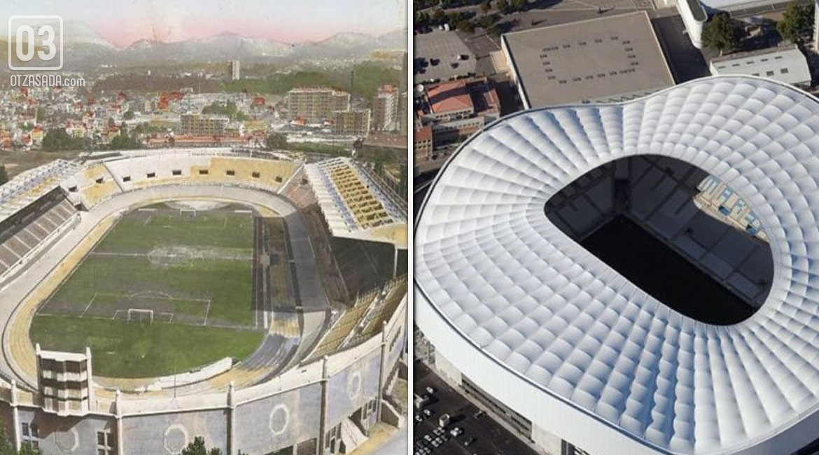5 знакови стадиона, които бяха променени до неузнаваемост
