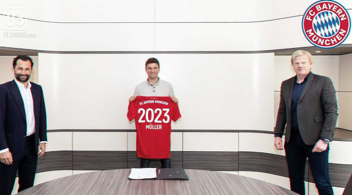 Официално: Томас Мюлер подписа с Байерн Мюнхен до 2023